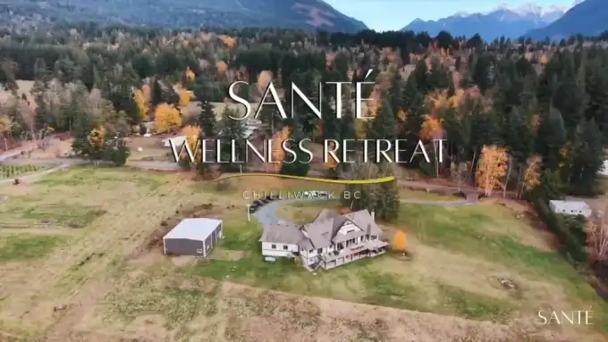 Santé Wellness Retreat film — a tour of the mountain sanctuary in Ryder Lake, BC